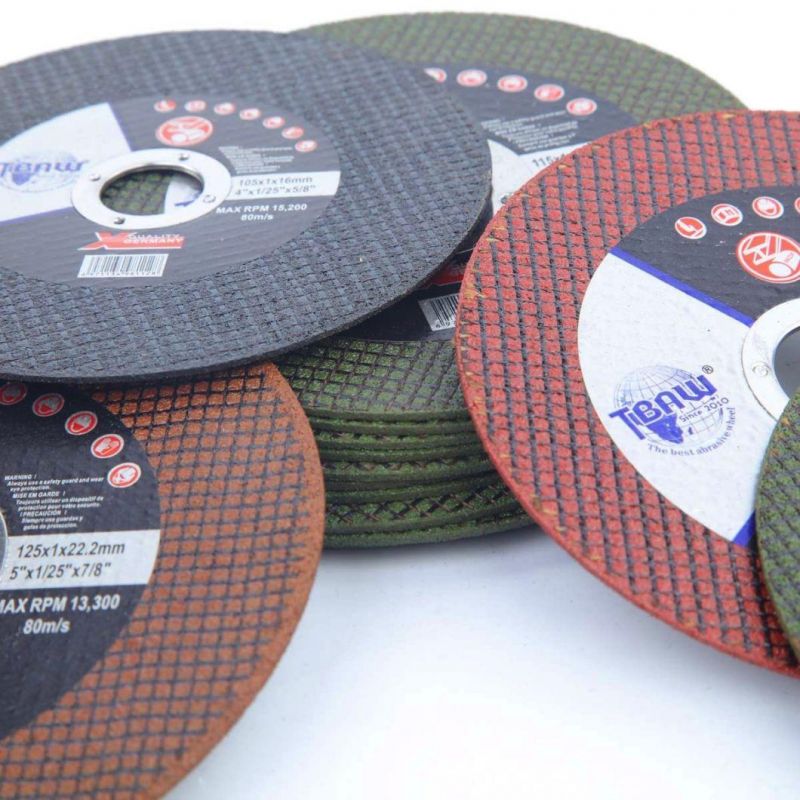 China Suppliers Hot Sell 4.5′′ Disco De Corte 115mm Cutting Disc Thin Cut off Wheel 1mm for Metal and Inox Cutting