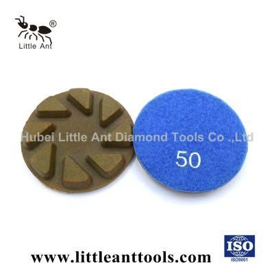 80mm Metal Diamond Polishing Pad of Grinding Concrete