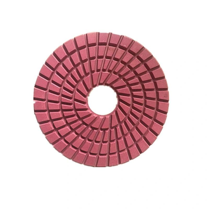 Stone Abrasive Wet Concrete Compressed Polishing Pad