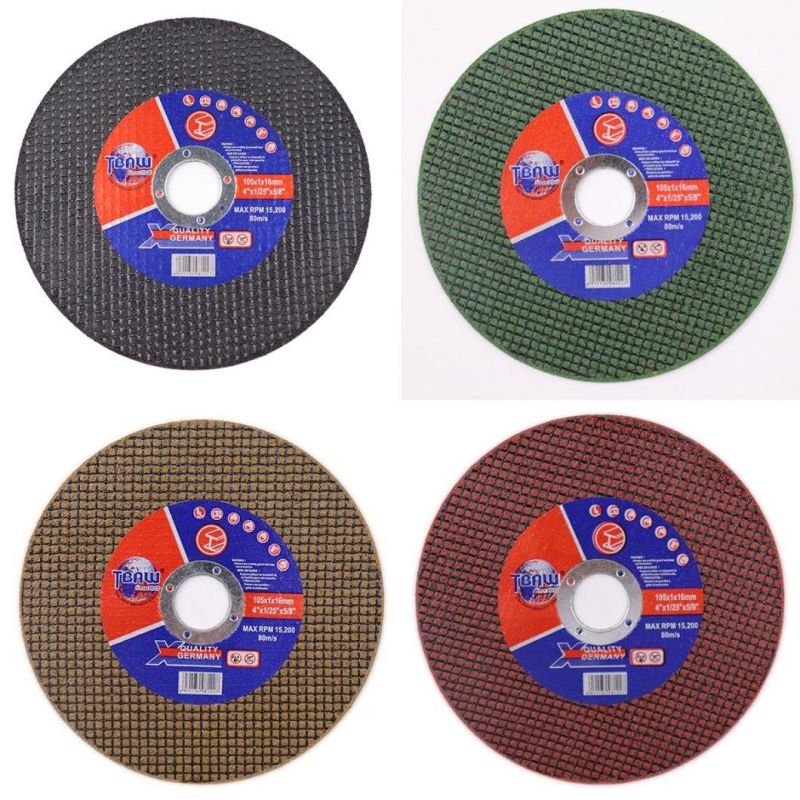 Angle Grinding Wheel Stainless Steel Metal Cutting Discs Resin Double Mesh Ultra-Thin Polishing Piece High Quality Popular 1mm Cutting Disc for European Market