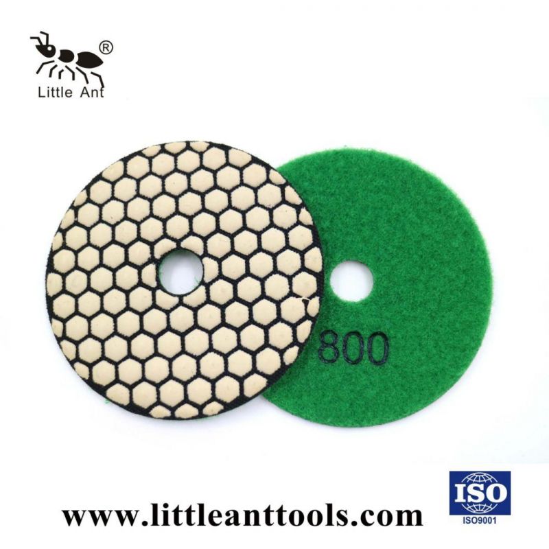 Professional Manufacturer 4" Dry Diamond Polishing Pads Marble, Abrasive Tool