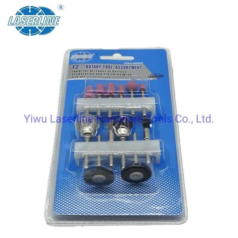 12PCS Mini Rotary Power Drill Tool Accessory Kit Set