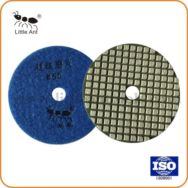 80mm Flexible Diamond Dry Polishing Pads for Terrazzo