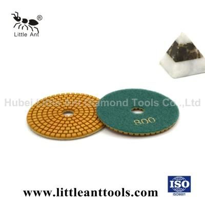 3 Inch Concrete Polishing Diamond Wet Resin Pads for Granite