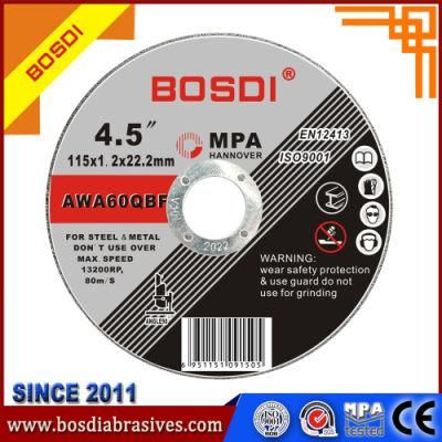 T41 115mm High Quality Abrasives Cutting Disc for Metal/Stainless Cutting