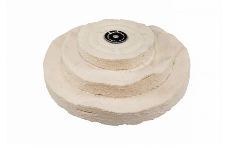 6 Inch Cotton Airway Buffing Cloth Wheel Polishing Pad 20mm