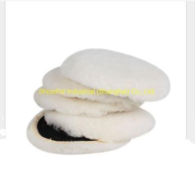 Manufacturer Supply Diameter 7&quot;Super Quality Lamb Wool Car Polishing Pad