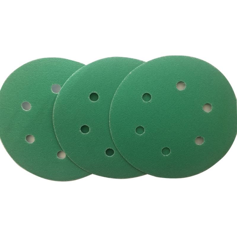 5 Inch Sanding Disc Polishing Pad Green Color for Wood