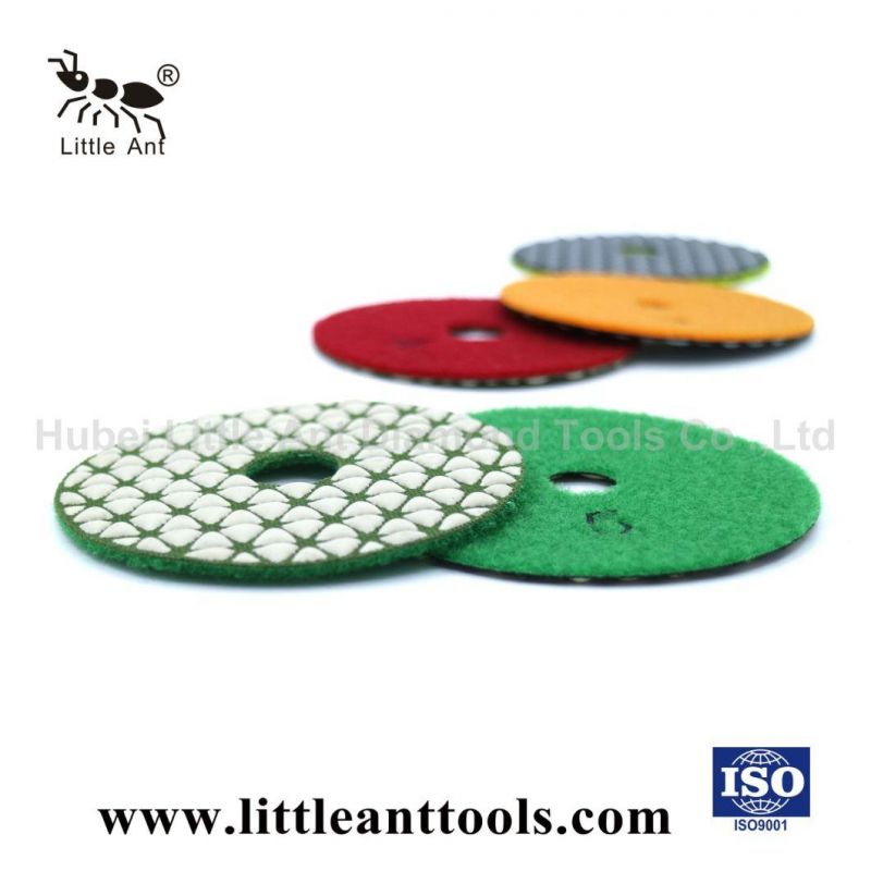 4 Inch 100mm Dry Polishing Pad for Stone Polishing