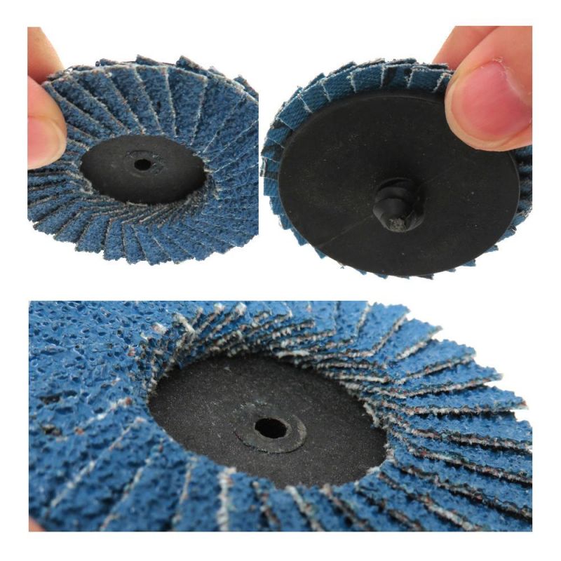 2 Inch 50mm Industries Abrasive Metal Standing Flap Discs for Stainless Steel