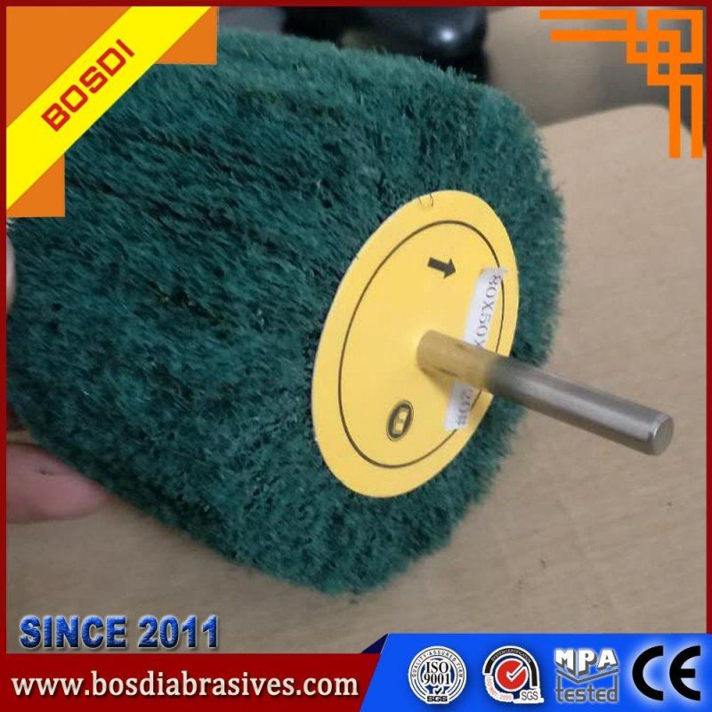 25X25X6mm Abrasive Cns Mounted Flap Wheel Polishing The Metal Sheet, Welding Line, Remove Rust and Burr, Flap Wheel with Shaft