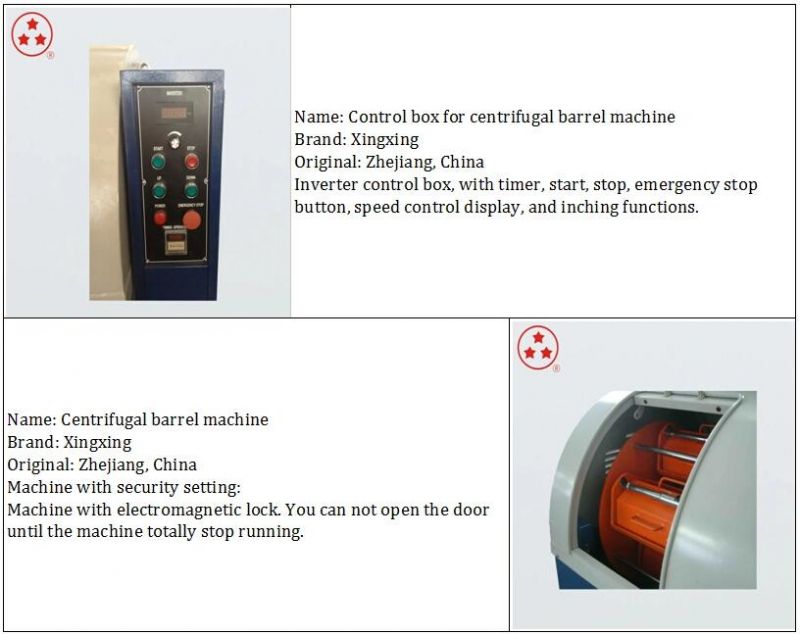 Centrifugal Barrel Surface Finishing Polishing Machine