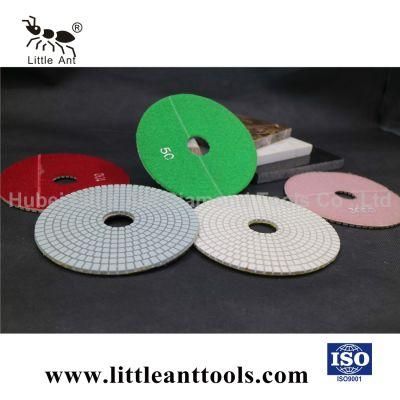 White Pad for Engineered Stone 5&quot; Wet Polishing Pad