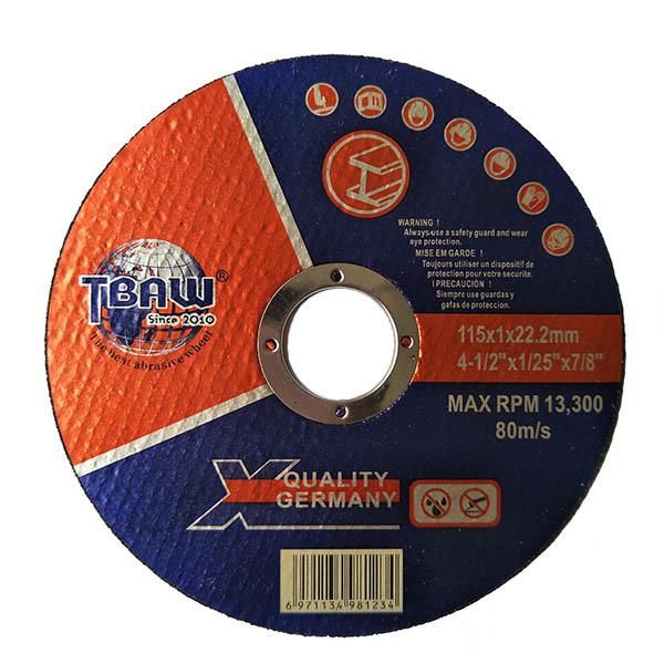 115*1.0*22mm Abrasive Cutting Wheel Cut off Disc T41 Euro Market