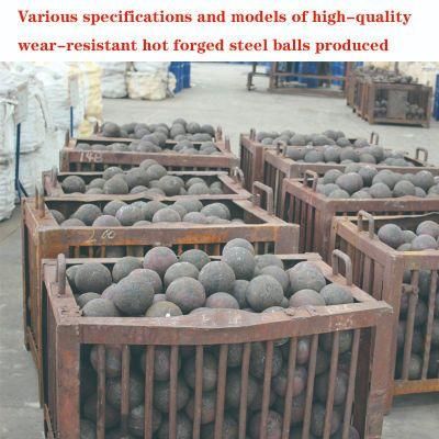 Mining and Cement Forged Grinding Balls 40mm 60mm B2 Material Wear Resistant