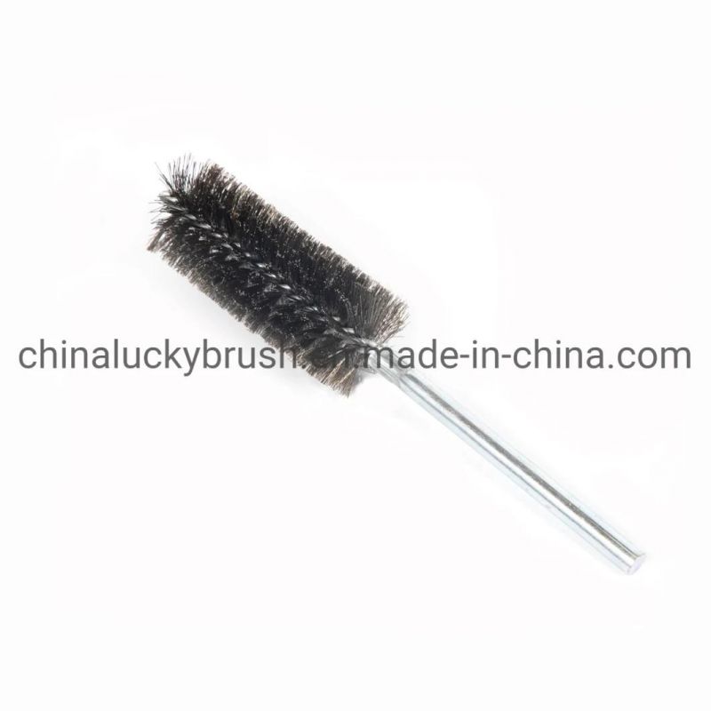 Brass Wire Steel Wire Stainless Steel Wire Rust Removal Deburring Orifice Cleaning Brush with Screw (YY-977)