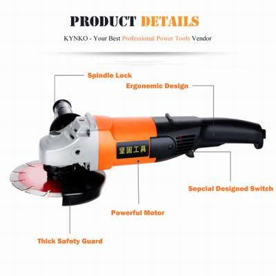 Kynko Powerful Slim Body Angle Grinder for Marbles Cutting (KD63)