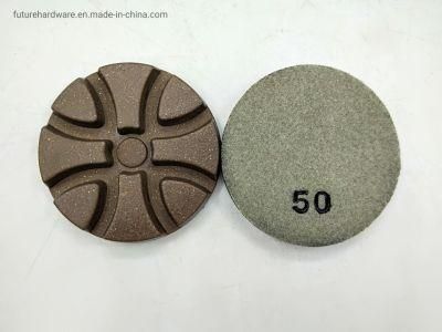 Factory High Quality New White Resin Bond Floor Polishing Pad Dry Use for Concrete