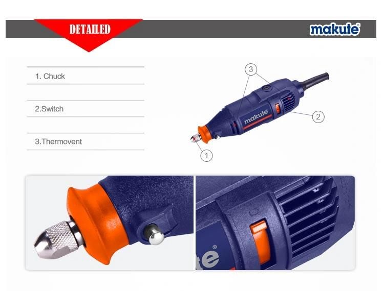 Makute 350W Electric Die Grinder Hand Grindering Tools Set