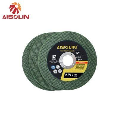 Certificate En12413/SGS Abrasive Resin Filter Durable Manufacture 125mm 180mm 355mm Cutting Metal Wheel Disc 2 in 1 Bf