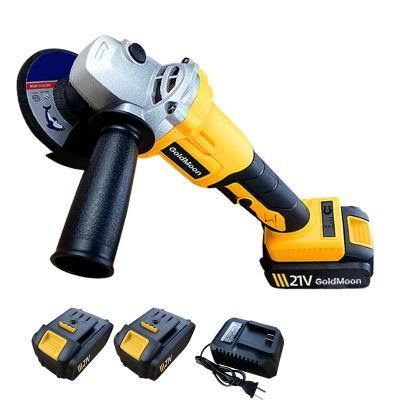 Goldmoon Hot Sale Customized Brushless Wood Blade Cordless Angle Grinder