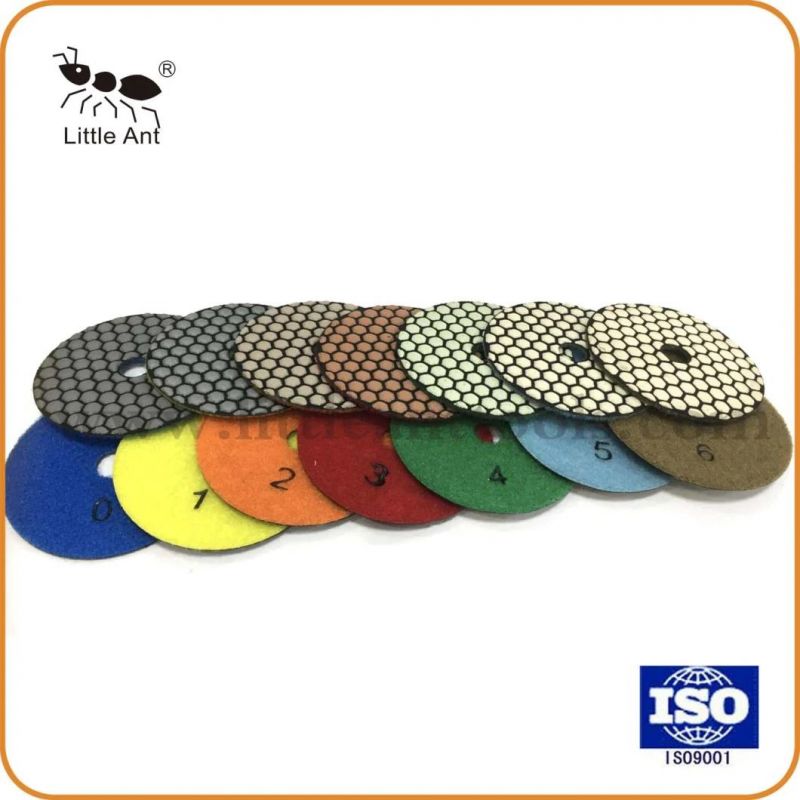 7 Steps 4 Inch Diamond Dry Polishing Pads