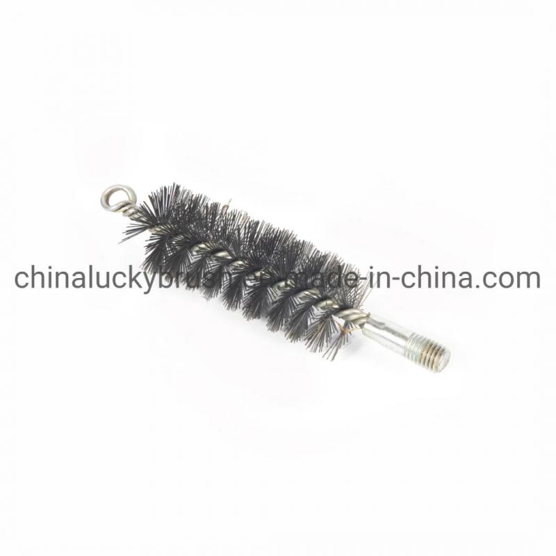 Brass Wire Steel Wire Stainless Steel Wire Rust Removal Deburring Orifice Cleaning Brush with Screw (YY-977)