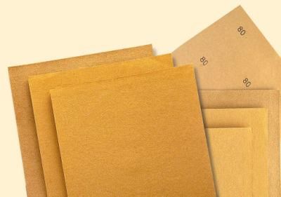 Flint Coated Abrasive Paper Sheet