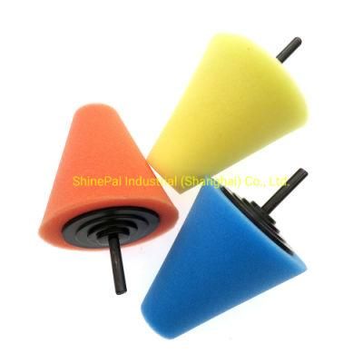 3PCS/Set Hot Polishing Foam Sponge Cone Polishing Pads for Car Wheel Hub Car Tool