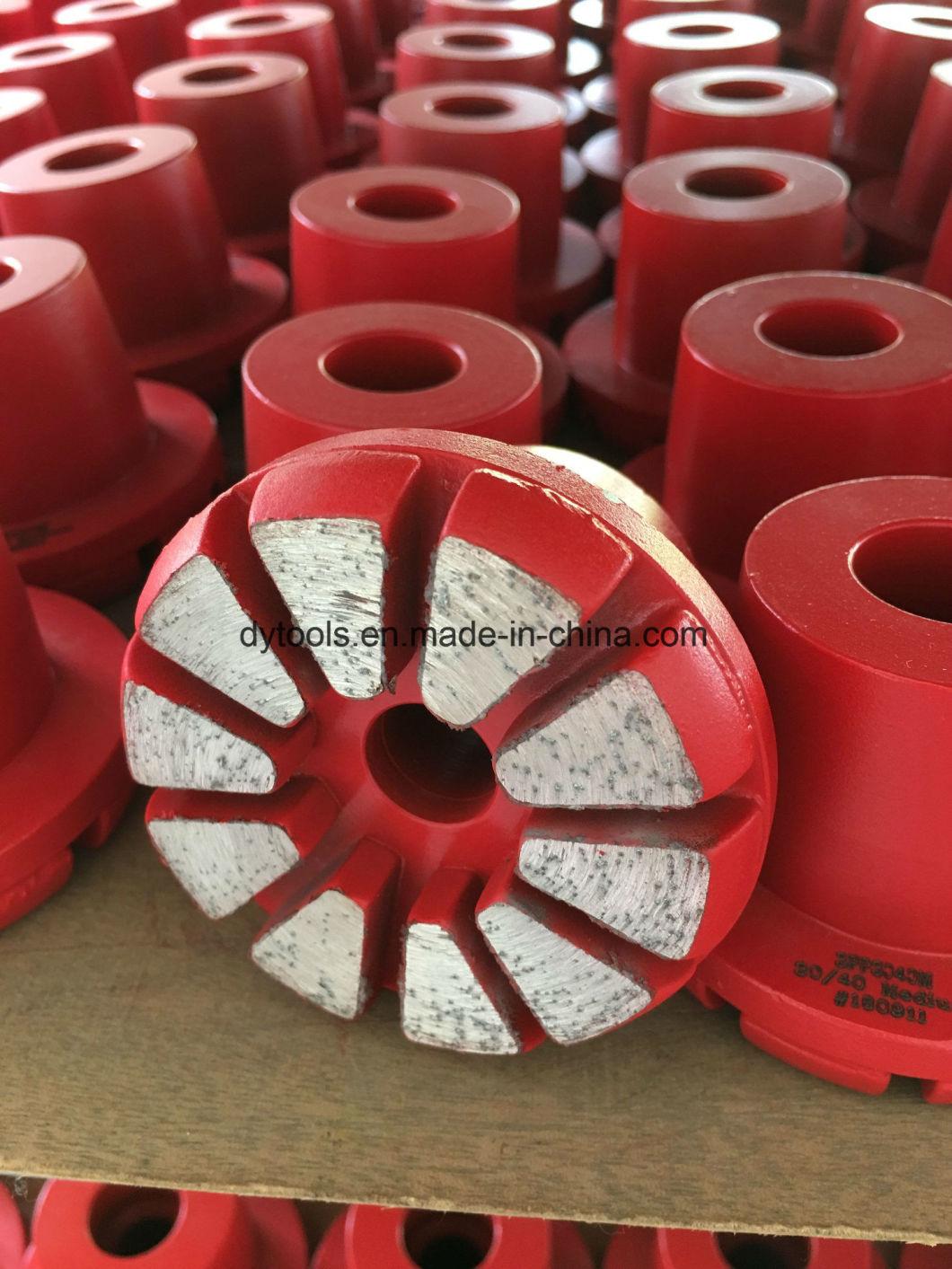 3inch Diamond Grinding Pucks Grinding Head for Concrete Grinding