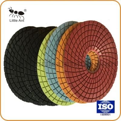 180mm Diamond Wet White Polishing Pad for Polishing Stone