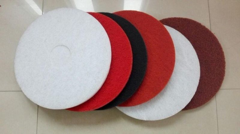 Green Red White Colorful Floor Polishing Pad