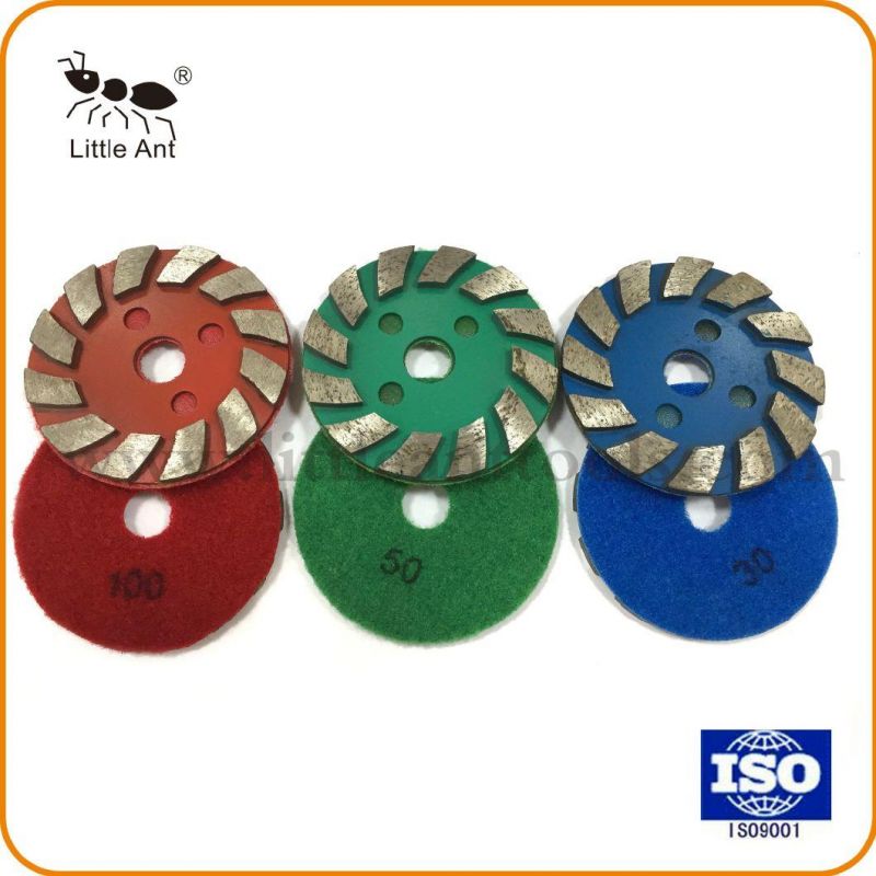 4"/100mm Diamond Grinding Disk Floor Polishing Plate Abrasive Pad for Stone