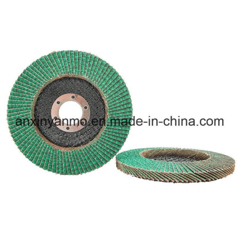 Abrasive Flap Disc with Deerfos Zirconia Sand Cloth for Stainless Steel