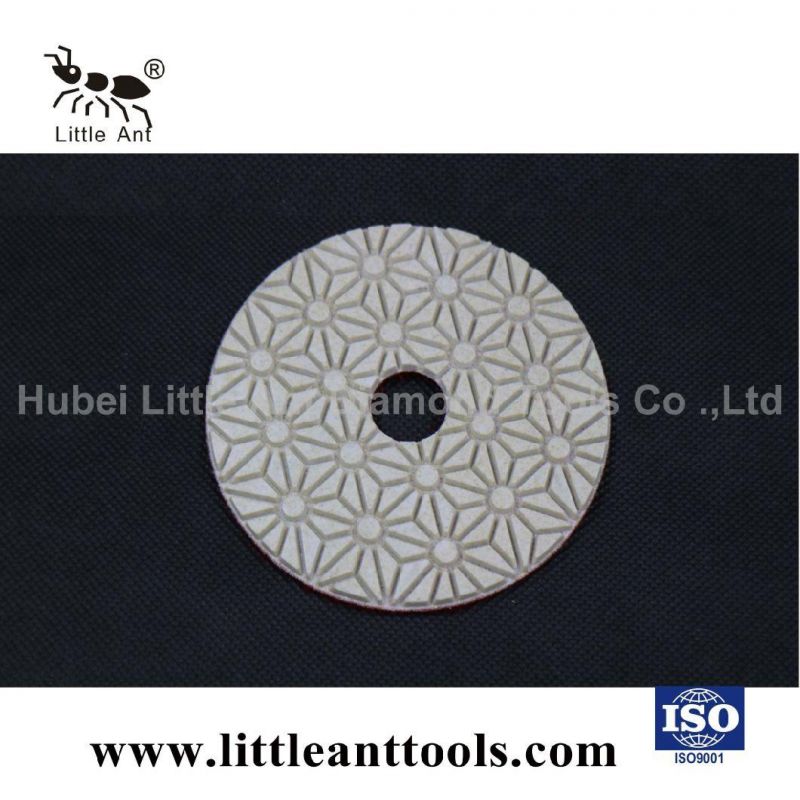 High Work Efficiency 4-Step Polishing Pad Wet Used for Granite, Marble