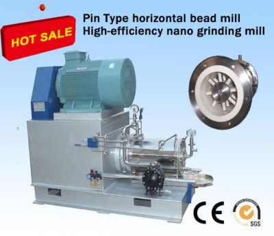 Ultra Grinding Mill Horizontal Pin Bead Mill for Car Paint