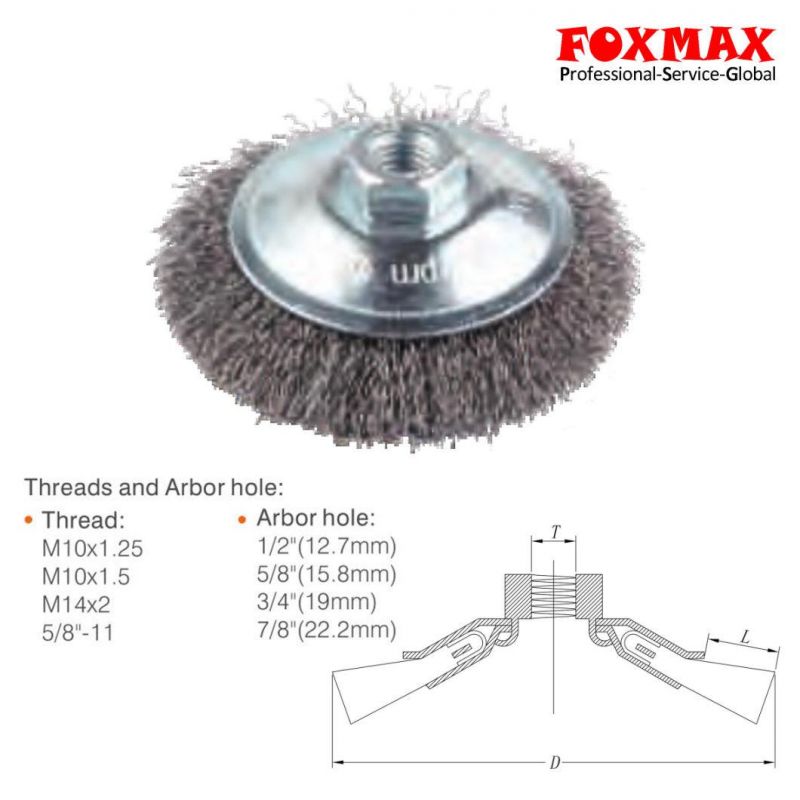 Quality Tapered Wire Brushes (FM-WB0051)