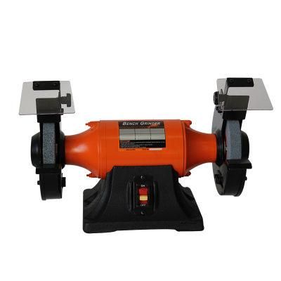 Hot Sale Cast Iron Base 6 Inch Bench Grinder 60 Hz with Eyeshield for Home Use
