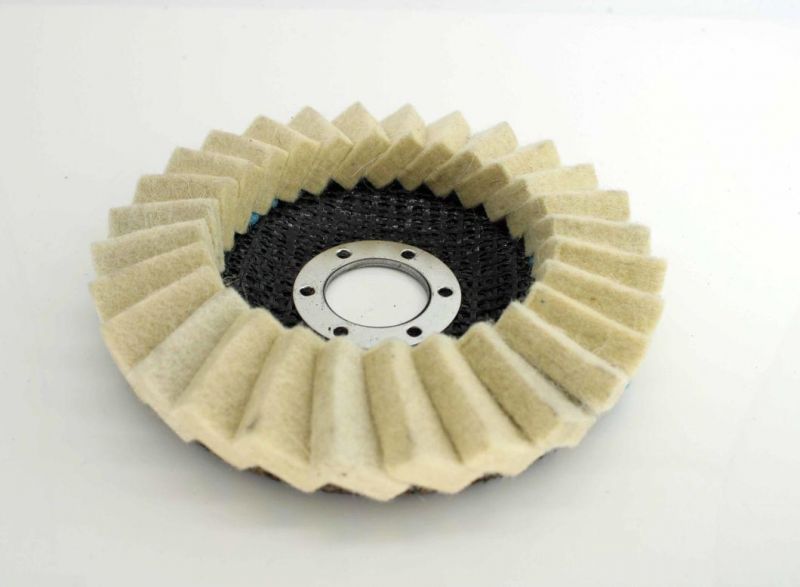 100% Pure Wool Felt Flap Disc