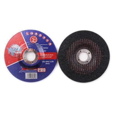 Assia Market Hot Sale 5inch 125X6.0X16mm Abrasive Grinding Disc with Back 2.5nets for Metal Grinder