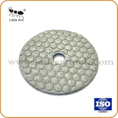 100mm Pressed Diamond Dry Flexible Polishing Pads for Stone