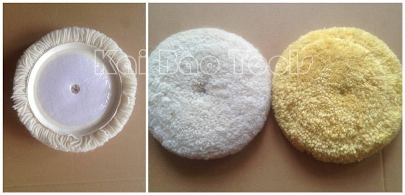 200mm Double Sided Fleece Wool Pad for Car Polishing