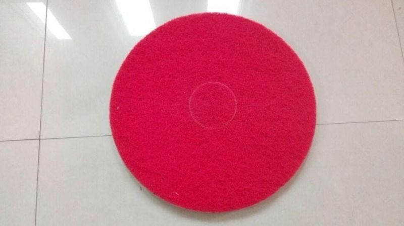 Nylon Sponge Scouring Pad Colorful Red Black Floor Pad