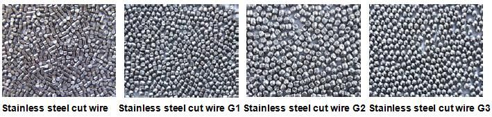Taa Brand Stainless Steel Shot Media Stainless Steel Cut Wire Shot Peening