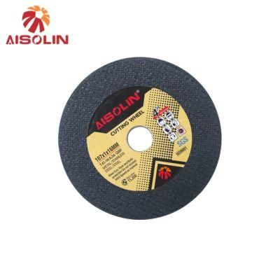 4 Inch Black/Green Long Lasting Metal Fiberglass Reinforced Disc Tooling Cutting Wheel