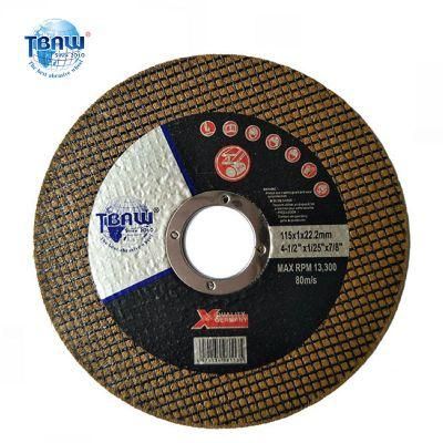 Hot Sale China Factory 115X1.0X22.2mm Economic Cutting and Grinding Disc Abrasive Cutting Wheel