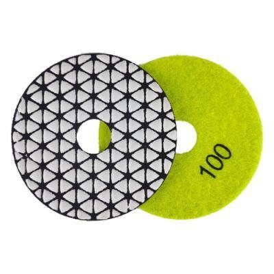 Diamond Tools Dry/Wet Flexible Polishing Pad for Marble/ Granite