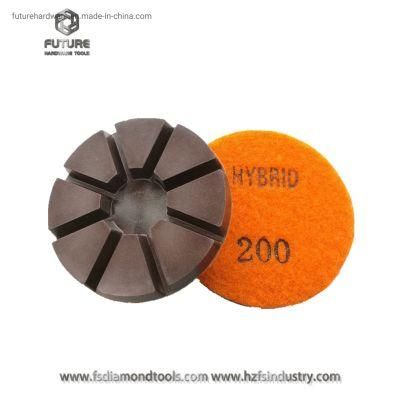 3inch Wholesale Transitional Floor Diamond Polishing Pads Ceramic Bond Polishing Pads for Concrete