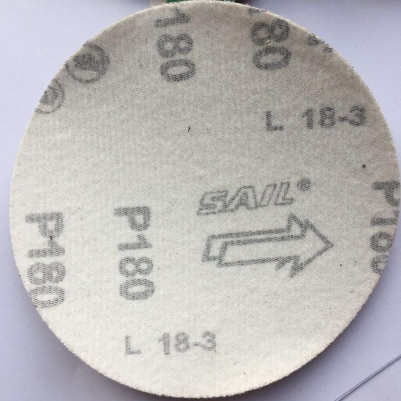 Aluminum Oxide Round Shape Hook and Loop Discs Velcro Discs