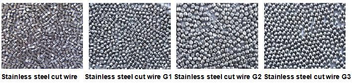 Wheel Blasting Media Stainless Steel Cut Wire Shot 0.5mm